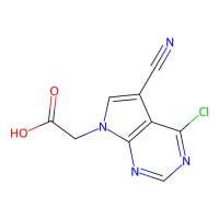 2-(4-chloro-5-cyano-pyrrolo[2,3-d]pyrimidin-7-yl)acetic acid，2122273-77-0，97%，阿拉丁