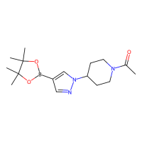 1-{4-[4-(tetramethyl-1,3,2-dioxaborolan-2-yl)-1H-pyrazol-1-yl]piperidin-1-yl}ethan-1-one，1092563-66-0，97%，阿拉丁