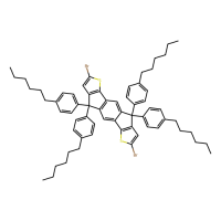 2,7-二溴-4,9-二氢-4,4,9,9-四（4-己基苯基）-s-indaceno [1,2-b：5,6-b']二噻吩，1049034-71-0，≥98%(HPLC)，阿拉丁