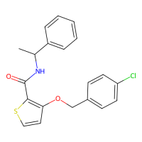 3-[(4-氯苯基)甲氧基]-N-[(1S)-1-苯基乙基]-2-噻吩甲酰胺，1203680-76-5，Moligand™, ≥98%，阿拉丁