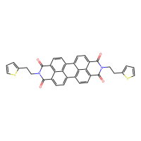 N，N'-二（噻吩-2-基）乙基-3,4,9,10-per二羧酰亚胺，1559069-50-9，Sublimed,>99%，阿拉丁