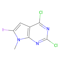 2,4-dichloro-6-iodo-7-methyl-7H-pyrrolo[2,3-d]pyrimidine，1638763-42-4，97%，阿拉丁