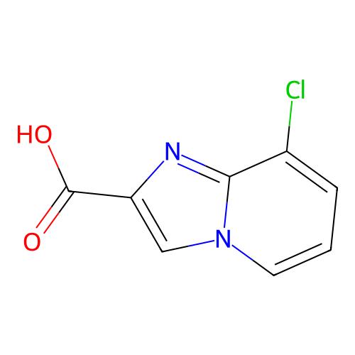 8-chloroimidazo[1,2-a]pyridine-2-carboxylic acid，1020038-45-2，97%，阿拉丁产品图