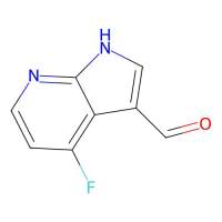 4-fluoro-1H-pyrrolo[2,3-b]pyridine-3-carbaldehyde，1190314-86-3，97%，阿拉丁