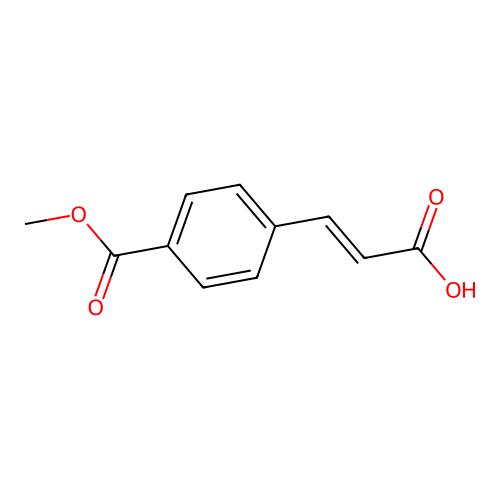 (E)-3-(4-methoxycarbonylphenyl)prop-2-enoic acid,117390-07-5,≥97%,阿拉丁产品图