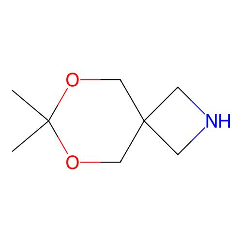 7,7-dimethyl-6,8-dioxa-2-azaspiro[3.5]nonane，156720-75-1，97%，阿拉丁产品图
