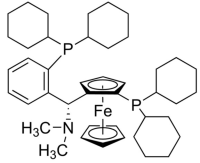 (Rp)-1-二环己基膦-2-[(R)-α-(二甲氨基)-2-(二环己基膦)苄基]二茂铁，1016985-24-2，95%，阿拉丁