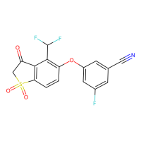 3-[4-(difluoromethyl)-1,1,3-trioxo-benzothiophen-5-yl]oxy-5-fluoro-benzonitrile，1799949-66-8，97%，阿拉丁