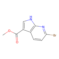 methyl 6-bromo-1H-pyrrolo[2,3-b]pyridine-3-carboxylate，1342811-51-1，97%，阿拉丁