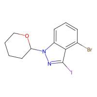 4-bromo-3-iodo-1-tetrahydropyran-2-yl-indazole,2375268-16-7,97%,阿拉丁