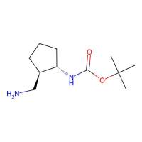 tert-butyl N-[(1S,2R)-2-(aminomethyl)cyclopentyl]carbamate，860297-27-4，97%，阿拉丁