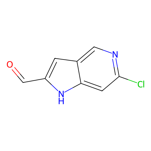 6-chloro-1H-pyrrolo[3,2-c]pyridine-2-carbaldehyde，1432754-61-4，97%，阿拉丁产品图