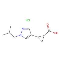 2-(1-isobutylpyrazol-4-yl)cyclopropanecarboxylic acid;hydrochloride，2940955-72-4，97%，阿拉丁