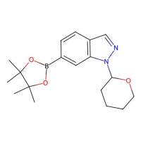 1-(tetrahydro-pyran-2-yl)-6-(4,4,5,5-tetramethyl-[1,3,2]dioxaborolan-2-yl)-1H-indazole，1158680-98-8，97%，阿拉丁