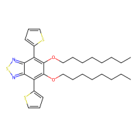 5,6-双（辛氧基）-4,7-二（噻吩-2-基）苯并[c] [1,2,5]噻二唑，1192352-09-2，>98%(HPLC)，阿拉丁
