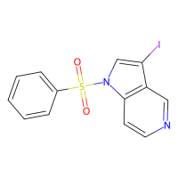 1-(benzenesulfonyl)-3-iodo-pyrrolo[3,2-c]pyridine，877060-49-6，97%，阿拉丁