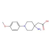 2-[4-amino-1-(4-methoxyphenyl)-4-piperidyl]acetic acid，1159983-49-9，97%，阿拉丁
