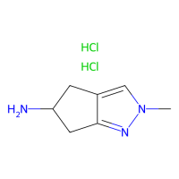 2-methyl-5,6-dihydro-4H-cyclopenta[c]pyrazol-5-amine;dihydrochloride，2802202-55-5，97%，阿拉丁