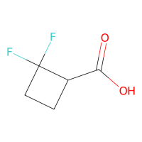 2,2-difluorocyclobutane-1-carboxylic acid，1150518-74-3，97%，阿拉丁