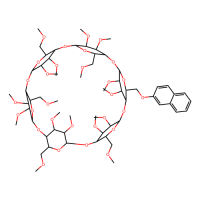 单-6-O-(2-萘基)-全-O-甲基-α-环糊精,1019999-18-8,阿拉丁
