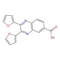 2，3-二(呋喃-2-基)喹喔啉-6-羧酸，90846-59-6，≥97%，阿拉丁