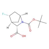 (1S,3S,4S,5R)-2-tert-butoxycarbonyl-5-fluoro-2-azabicyclo[2.2.1]heptane-3-carboxylic acid，1173294-38-6，97%，阿拉丁