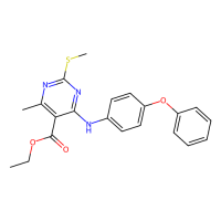ethyl 4-methyl-2-(methylsulfanyl)-6-[(4-phenoxyphenyl)amino]pyrimidine-5-carboxylate，1457983-64-0，97%，阿拉丁