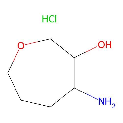 4-aminooxepan-3-ol;hydrochloride，2940937-34-6，97%，阿拉丁产品图