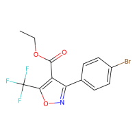 3-(4-溴苯基)-5-(三氟甲基)异恶唑-4-羧酸乙酯，试剂级，阿拉丁