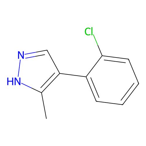 4-(2-氯苯基)-3-甲基-1H-吡唑，667400-39-7，≥95%，阿拉丁产品图