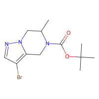 tert-butyl (6R)-3-bromo-6-methyl-4H,5H,6H,7H-pyrazolo[1,5-a]pyrazine-5-carboxylate，1639881-14-3，97%，阿拉丁
