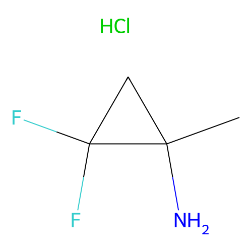 2,2-difluoro-1-methyl-cyclopropanamine;hydrochloride,128230-76-2,97%,阿拉丁产品图