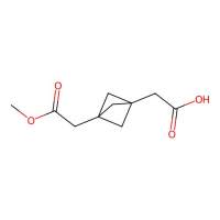 2-[3-(2-methoxy-2-oxo-ethyl)-1-bicyclo[1.1.1]pentanyl]acetic acid，2169365-68-6，97%，阿拉丁