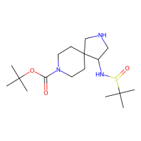 tert-butyl (4S)-4-[[(R)-tert-butylsulfinyl]amino]-2,8-diazaspiro[4.5]decane-8-carboxylate，2590744-17-3，97%，阿拉丁