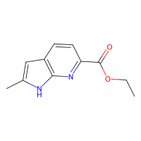 ethyl 2-methyl-1H-pyrrolo[2,3-b]pyridine-6-carboxylate，2816914-34-6，97%，阿拉丁