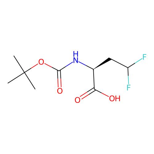 (2S)-2-(tert-butoxycarbonylamino)-4,4-difluoro-butanoic acid，467442-20-2，97%，阿拉丁产品图