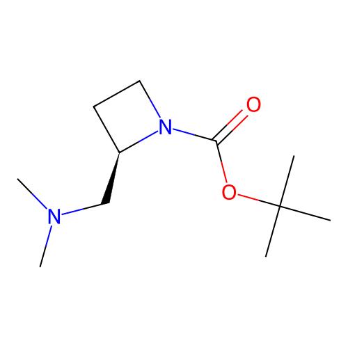tert-butyl (2R)-2-[(dimethylamino)methyl]azetidine-1-carboxylate，2891581-17-0，97%，阿拉丁产品图