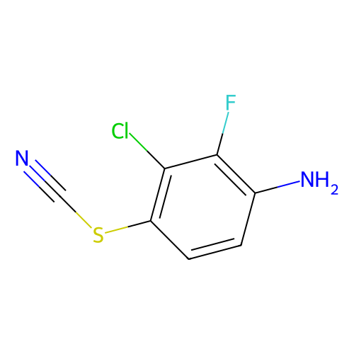 3-氯-2-氟-4-硫代氰基苯胺，329926-78-5，98%，阿拉丁产品图