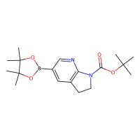 tert-butyl 5-(4,4,5,5-tetramethyl-1,3,2-dioxaborolan-2-yl)-2,3-dihydropyrrolo[2,3-b]pyridine-1-carboxylate，2378821-30-6，97%，阿拉丁