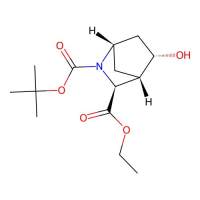 O2-tert-butyl O3-ethyl (1S,3S,4S,5S)-5-hydroxy-2-azabicyclo[2.2.1]heptane-2,3-dicarboxylate，1173294-47-7，97%，阿拉丁