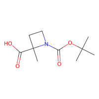 (2S)-1-[(tert-butoxy)carbonyl]-2-methylazetidine-2-carboxylic acid，1363402-35-0，97%，阿拉丁