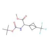 methyl 2-(tert-butoxycarbonylamino)-2-[3-(trifluoromethyl)-1-bicyclo[1.1.1]pentanyl]acetate，2940938-72-5，97%，阿拉丁