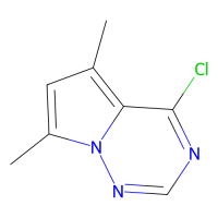4-chloro-5,7-dimethylpyrrolo[2,1-f][1,2,4]triazine，1554317-34-8，97%，阿拉丁