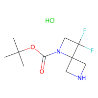 tert-butyl 3,3-difluoro-1,6-diazaspiro[3.3]heptane-1-carboxylate hydrochloride，2102412-20-2，97%，阿拉丁
