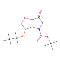 tert-butyl 3-[tert-butyl(dimethyl)silyl]oxy-6-oxo-3,3a,5,6a-tetrahydro-2H-furo[3,2-b]pyrrole-4-carboxylate，1785720-88-8，97%，阿拉丁