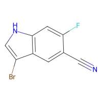 3-bromo-6-fluoro-1H-indole-5-carbonitrile，2131007-04-8，97%，阿拉丁