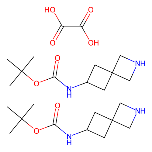 N-{2-氮杂螺[3.3]庚-6-基}氨基甲酸半草酸叔丁酯，1523572-07-7，97%，阿拉丁产品图