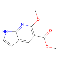 methyl 6-methoxy-1H-pyrrolo[2,3-b]pyridine-5-carboxylate，680208-61-1，97%，阿拉丁