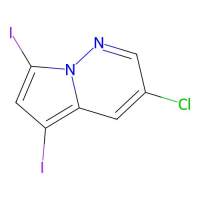 3-chloro-5,7-diiodopyrrolo[1,2-b]pyridazine，2768549-92-2，97%，阿拉丁