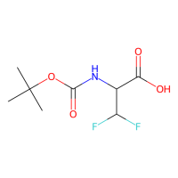 2-(tert-butoxycarbonylamino)-3,3-difluoro-propanoic acid,1393529-90-2,97%,阿拉丁